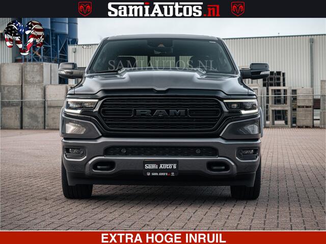 Dodge 1500 Ram LIMITED SPORT | 5.7 V8 HEMI 402PK | MEEST VOLLE LIMITED | PRACHTIGE KLEUR GRANITE CRYSTAL PEARL | CREW CAB | DUBBELE CABINE DC 5 PERSOONS | CREW CAB 5 PERSOONS | DUBBELE CABINE DC | MEEST ROYALE EN COMFORTABELE BEDRIJFSAUTO | HEAD-UP | LUCHTVERING | R