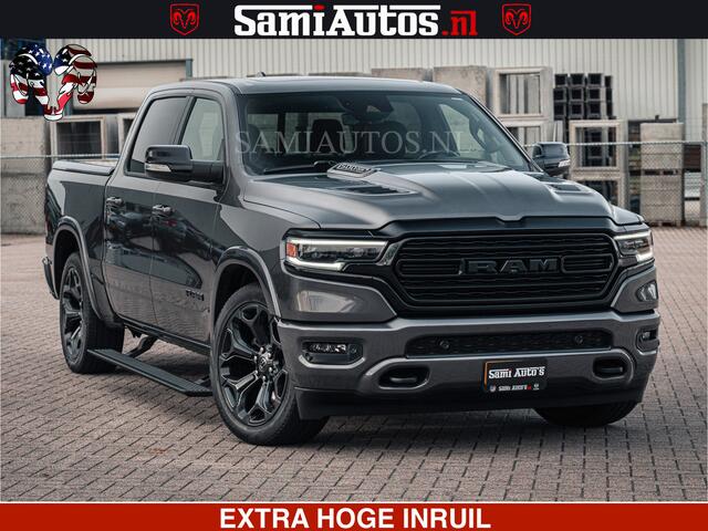 Dodge 1500 Ram LIMITED SPORT | 5.7 V8 HEMI 402PK | MEEST VOLLE LIMITED | PRACHTIGE KLEUR GRANITE CRYSTAL PEARL | CREW CAB | DUBBELE CABINE DC 5 PERSOONS | CREW CAB 5 PERSOONS | DUBBELE CABINE DC | MEEST ROYALE EN COMFORTABELE BEDRIJFSAUTO | HEAD-UP | LUCHTVERING | R