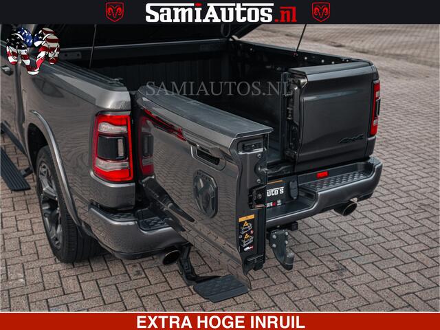 Dodge 1500 Ram LIMITED SPORT | 5.7 V8 HEMI 402PK | MEEST VOLLE LIMITED | PRACHTIGE KLEUR GRANITE CRYSTAL PEARL | CREW CAB | DUBBELE CABINE DC 5 PERSOONS | CREW CAB 5 PERSOONS | DUBBELE CABINE DC | MEEST ROYALE EN COMFORTABELE BEDRIJFSAUTO | HEAD-UP | LUCHTVERING | R