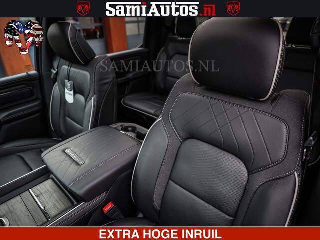 Dodge 1500 Ram Limited Night H.O 540HP 706Nm | Massage + Full Option | De Meest Luxe en Volle Pick-Up in zijn Klasse | Comfortabele Dubbele Cabine met Royale 5 Zitplaatsen | BPM vrij | Nu Leverbaar uit Voorraad | Voorraad Nr 2334 - 5409