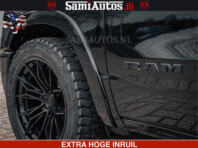 Dodge 1500 Ram Limited Night H.O 540HP 706Nm | Massage + Full Option | De Meest Luxe en Volle Pick-Up in zijn Klasse | Comfortabele Dubbele Cabine met Royale 5 Zitplaatsen | BPM vrij | Nu Leverbaar uit Voorraad | Voorraad Nr 2295 - 8559
