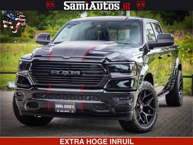 Dodge 1500 Ram GT HULK PACK Crew Cab Sport 1500 GT EDITION | 5.7 V8 HEMI 4x4 | VIRTUAL COCKPIT | HEAD-UP | ADAPTIVE CRUISE | 360 CAMERA | TRX PACK | Comfortabele Dubbele Cabine met Royale 5 Zitplaatsen | BPM vrij