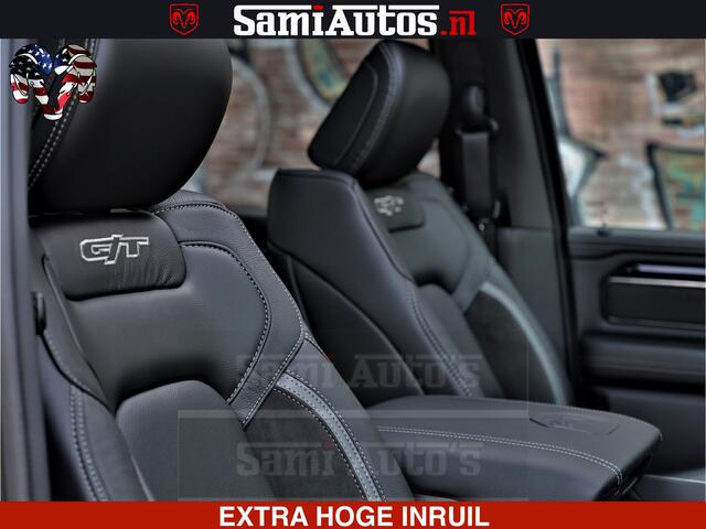 Dodge 1500 Ram GT HULK PACK Crew Cab Sport 1500 GT EDITION | 5.7 V8 HEMI 4x4 | VIRTUAL COCKPIT | HEAD-UP | ADAPTIVE CRUISE | 360 CAMERA | TRX PACK | Comfortabele Dubbele Cabine met Royale 5 Zitplaatsen | BPM vrij