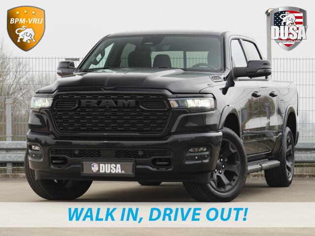 Dodge 1500 RAM | Bighorn | 3.0L I6 Hurricane | Crew Cab | 4X4 | Stuur/stoel verwarming | Night edition Getoonde accessoires zijn verkrijgbaar tegen meerprijs
