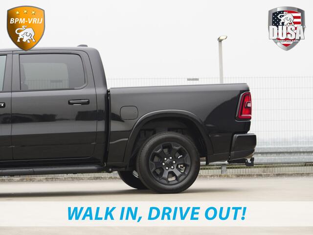 Dodge 1500 RAM | Bighorn | 3.0L I6 Hurricane | Crew Cab | 4X4 | Stuur/stoel verwarming | Night edition Getoonde accessoires zijn verkrijgbaar tegen meerprijs
