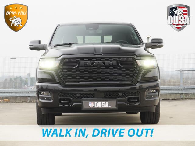 Dodge 1500 RAM | Bighorn | 3.0L I6 Hurricane | Crew Cab | 4X4 | Stuur/stoel verwarming | Night edition Getoonde accessoires zijn verkrijgbaar tegen meerprijs