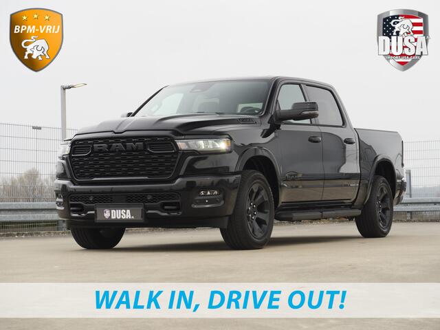 Dodge 1500 RAM | Bighorn | 3.0L I6 Hurricane | Crew Cab | 4X4 | Stuur/stoel verwarming | Night edition Getoonde accessoires zijn verkrijgbaar tegen meerprijs