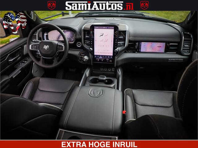 Dodge 1500 RAM Night Premium | Full Option | De Meest Luxe Pick-Up in zijn Klasse | Comfortabele Dubbele Cabine met Royale 5 Zitplaatsen | BPM vrij | Nu Leverbaar uit Voorraad | Voorraad Nr 2287 - 3384
