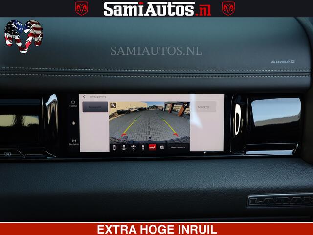 Dodge 1500 RAM Night Premium | Full Option | De Meest Luxe Pick-Up in zijn Klasse | Comfortabele Dubbele Cabine met Royale 5 Zitplaatsen | BPM vrij | Nu Leverbaar uit Voorraad | Voorraad Nr 2287 - 3384