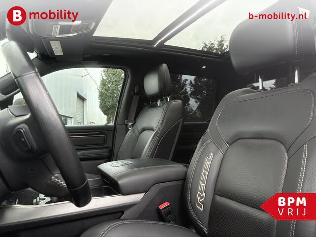 Dodge 1500 Ram 5.7 V8 HEMI 4x4 Crew Cab REBEL Longhorn Panoramadak | Trekhaak | RAM BOX | Leer | Apple CarPlay | Camera