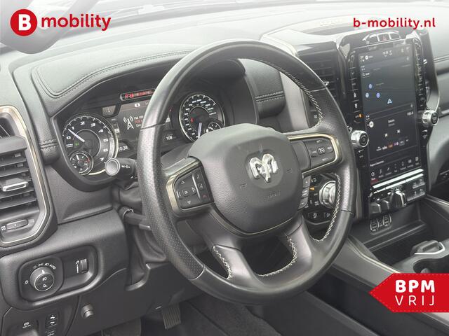 Dodge 1500 Ram 5.7 V8 HEMI 4x4 LPG Crew Cab REBEL Longhorn Panoramadak | Trekhaak | RAM BOX | Leer | Apple CarPlay | Camera