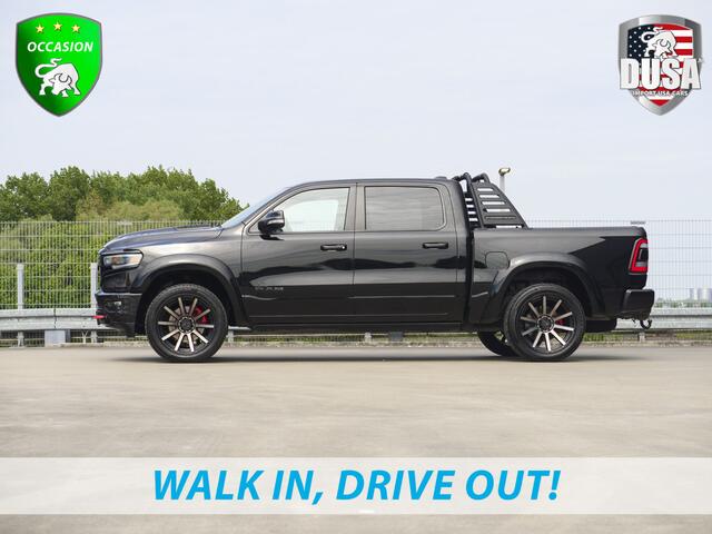 Dodge 1500 RAM Limited | 5.7 V8 | 4x4 Crew Cab | 5'7 | Guerrilla Exhaust | LED Pack | Flipcover | RAMBAR | Cobra Wrap