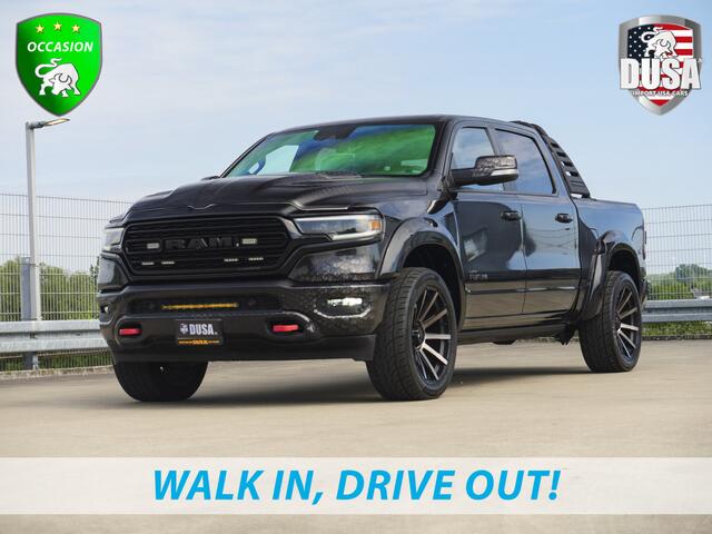 Dodge 1500 RAM Limited | 5.7 V8 | 4x4 Crew Cab | 5'7 | Guerrilla Exhaust | LED Pack | Flipcover | RAMBAR | Cobra Wrap