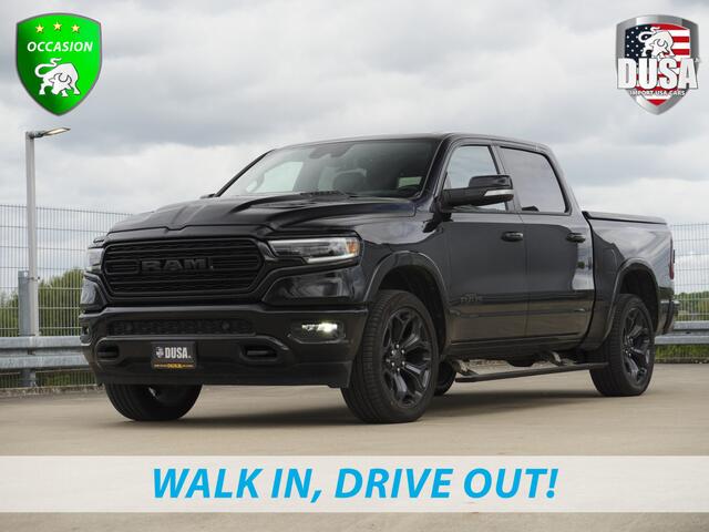 Dodge 1500 RAM | Limited | 5.7 V8 | 4x4 | Crew Cab | Leder | Cover | LPG | Multi Tailgate Nieuw binnen!