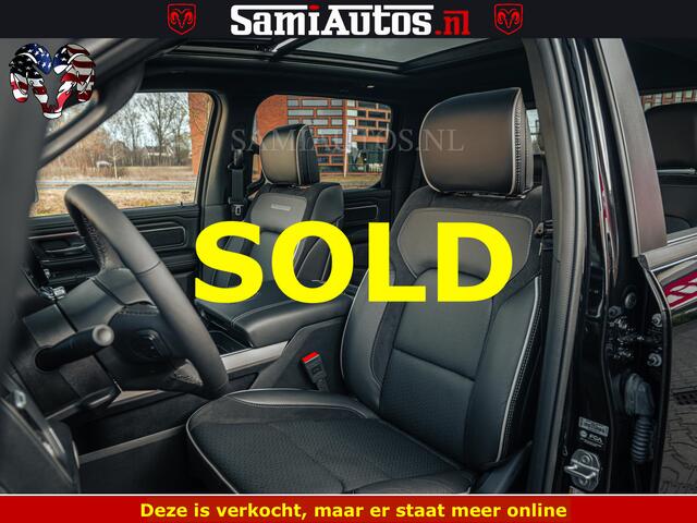 Dodge 1500 RAM Night Premium | Full Option | De Meest Luxe Pick-Up in zijn Klasse | Comfortabele Dubbele Cabine met Royale 5 Zitplaatsen | BPM vrij | Nu Leverbaar uit Voorraad | Voorraad Nr 2200 - 0886