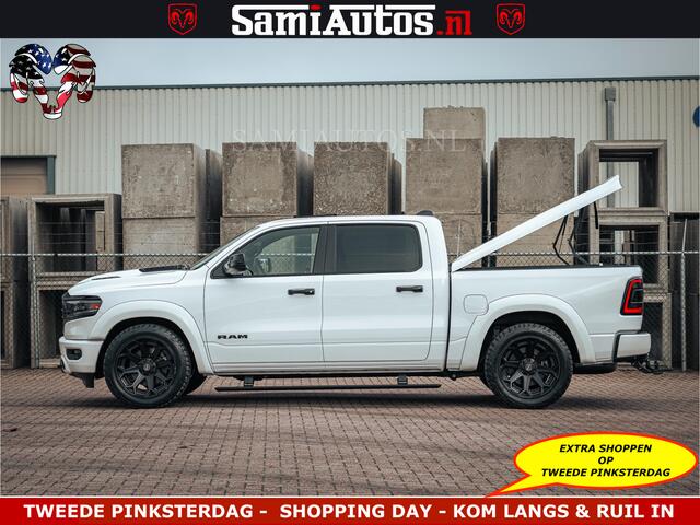 Dodge 1500 Ram Limited Night | 5.7 V8 Hemi Full Option | LPG | Comfortabele Dubbele Cabine met Royale 5 Zitplaatsen | De Meest Luxe en Volle Pick-Up in zijn Klasse | BPM vrij | Nu Leverbaar uit Voorraad | Voorraad Nr v45lp