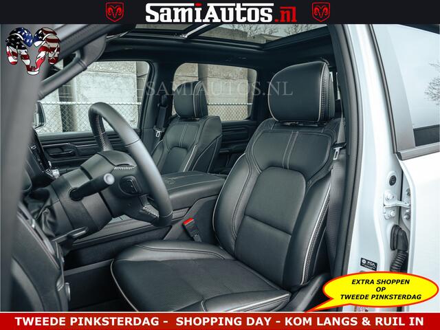 Dodge 1500 Ram Limited Night | 5.7 V8 Hemi Full Option | LPG | Comfortabele Dubbele Cabine met Royale 5 Zitplaatsen | De Meest Luxe en Volle Pick-Up in zijn Klasse | BPM vrij | Nu Leverbaar uit Voorraad | Voorraad Nr v45lp