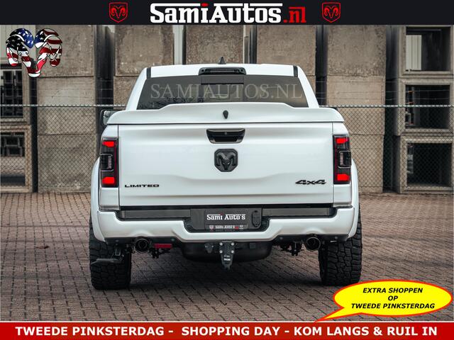 Dodge 1500 Ram Limited Night | 5.7 V8 Hemi Full Option | LPG | Comfortabele Dubbele Cabine met Royale 5 Zitplaatsen | De Meest Luxe en Volle Pick-Up in zijn Klasse | BPM vrij | Nu Leverbaar uit Voorraad | Voorraad Nr v45lp