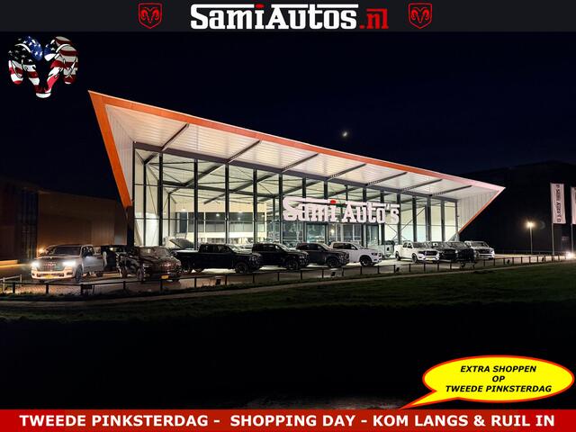 Dodge 1500 Ram Limited Night | 5.7 V8 Hemi Full Option | LPG | Comfortabele Dubbele Cabine met Royale 5 Zitplaatsen | De Meest Luxe en Volle Pick-Up in zijn Klasse | BPM vrij | Nu Leverbaar uit Voorraad | Voorraad Nr v45lp