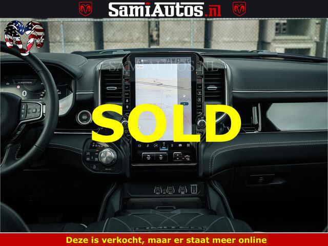 Dodge 1500 Ram Limited Night H.O 540HP 706Nm | Massage + Full Option | De Meest Luxe en Volle Pick-Up in zijn Klasse | Comfortabele Dubbele Cabine met Royale 5 Zitplaatsen | BPM vrij | Nu Leverbaar uit Voorraad | Voorraad Nr 2295 - 8559