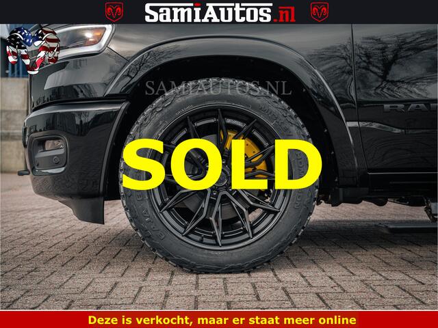 Dodge 1500 Ram Limited Night H.O 540HP 706Nm | Massage + Full Option | De Meest Luxe en Volle Pick-Up in zijn Klasse | Comfortabele Dubbele Cabine met Royale 5 Zitplaatsen | BPM vrij | Nu Leverbaar uit Voorraad | Voorraad Nr 2295 - 8559