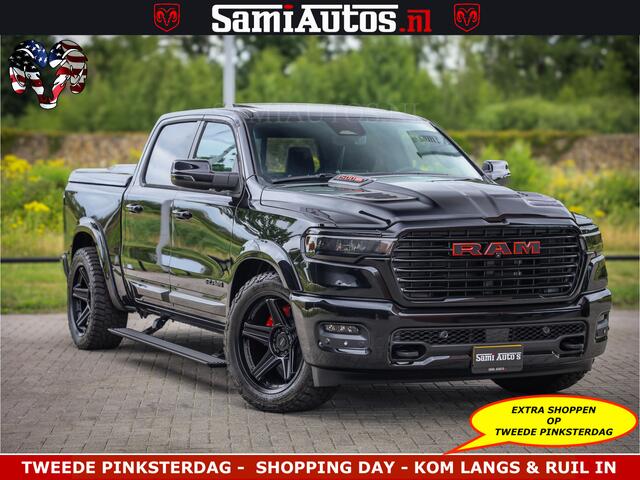 Dodge 1500 RAM Night Premium | Full Option | De Meest Luxe Pick-Up in zijn Klasse | Comfortabele Dubbele Cabine met Royale 5 Zitplaatsen | BPM vrij | Nu Leverbaar uit Voorraad | Voorraad Nr 2287 - 3384