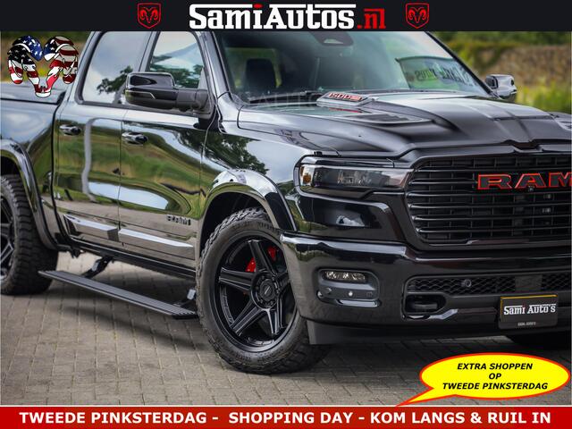 Dodge 1500 RAM Night Premium | Full Option | De Meest Luxe Pick-Up in zijn Klasse | Comfortabele Dubbele Cabine met Royale 5 Zitplaatsen | BPM vrij | Nu Leverbaar uit Voorraad | Voorraad Nr 2287 - 3384