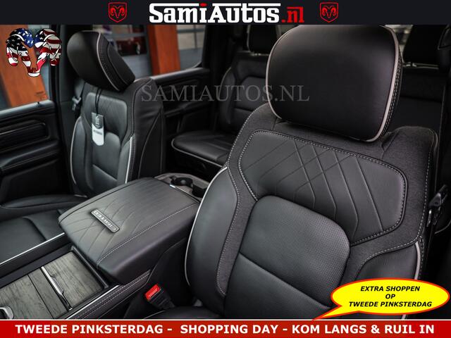 Dodge 1500 Ram Limited Night H.O 540HP 706Nm | Massage + Full Option | De Meest Luxe en Volle Pick-Up in zijn Klasse | Comfortabele Dubbele Cabine met Royale 5 Zitplaatsen | BPM vrij | Nu Leverbaar uit Voorraad | Voorraad Nr 2334 - 5409