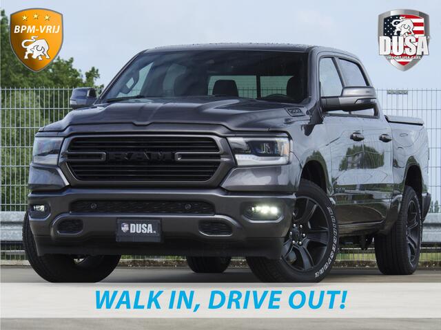 Dodge 1500 RAM | Laramie Sport | 5.7 V8 | HEMI | 4x4 | Crew Cab Panoramadak | Leder | Uconnect touchscreen | Nieuw binnen!