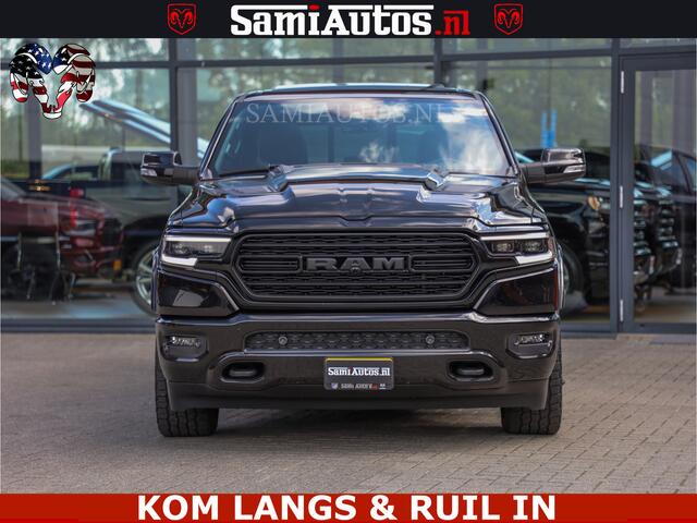 Dodge 1500 Ram LIMITED NIGHT | BOM VOL | HUD | MWK | LUCHTVERING | PANODAK | 5.7 V8 HEMI 402PK | DC | DUBBELE CABINE | 5 PERSOONS | GRIJSKENTEKEN PICK UP |