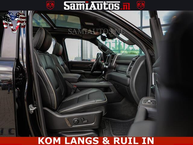 Dodge 1500 Ram LIMITED NIGHT | BOM VOL | HUD | MWK | LUCHTVERING | PANODAK | 5.7 V8 HEMI 402PK | DC | DUBBELE CABINE | 5 PERSOONS | GRIJSKENTEKEN PICK UP |