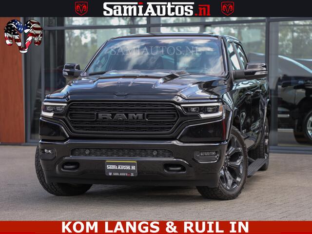 Dodge 1500 Ram LIMITED NIGHT | BOM VOL | HUD | MWK | LUCHTVERING | PANODAK | 5.7 V8 HEMI 402PK | DC | DUBBELE CABINE | 5 PERSOONS | GRIJSKENTEKEN PICK UP |