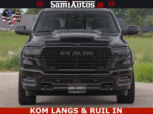 Dodge 1500 RAM Night Premium | Full Option | De Meest Luxe Pick-Up in zijn Klasse | Comfortabele Dubbele Cabine met Royale 5 Zitplaatsen | BPM vrij | Nu Leverbaar uit Voorraad | Voorraad Nr 2287 - 3384 | De specialist in Amerikaanse pick-ups in Nederland en Europa.