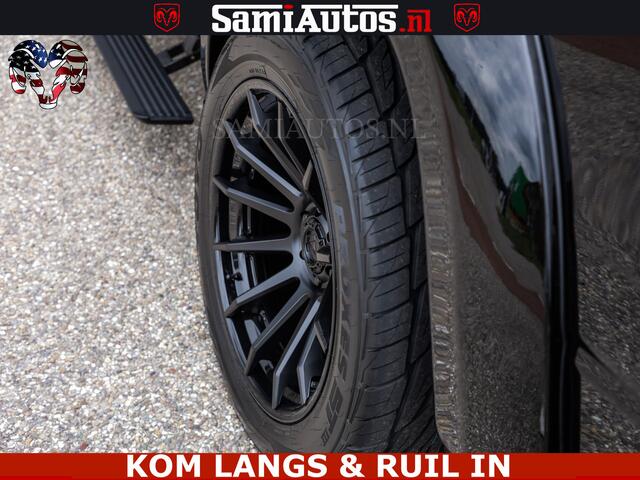 Dodge 1500 RAM Night Premium | Full Option | De Meest Luxe Pick-Up in zijn Klasse | Comfortabele Dubbele Cabine met Royale 5 Zitplaatsen | BPM vrij | Nu Leverbaar uit Voorraad | Voorraad Nr 2287 - 3384 | De specialist in Amerikaanse pick-ups in Nederland en Europa.