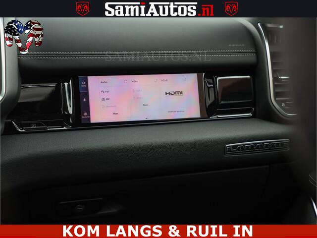 Dodge 1500 RAM Night Premium | Full Option | De Meest Luxe Pick-Up in zijn Klasse | Comfortabele Dubbele Cabine met Royale 5 Zitplaatsen | BPM vrij | Nu Leverbaar uit Voorraad | Voorraad Nr 2287 - 3384 | De specialist in Amerikaanse pick-ups in Nederland en Europa.
