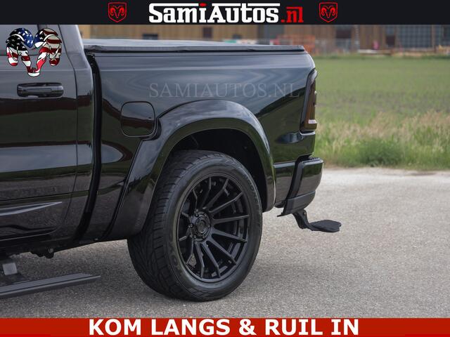 Dodge 1500 RAM Night Premium | Full Option | De Meest Luxe Pick-Up in zijn Klasse | Comfortabele Dubbele Cabine met Royale 5 Zitplaatsen | BPM vrij | Nu Leverbaar uit Voorraad | Voorraad Nr 2287 - 3384 | De specialist in Amerikaanse pick-ups in Nederland en Europa.