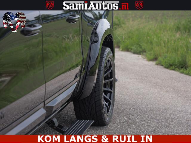 Dodge 1500 RAM Night Premium | Full Option | De Meest Luxe Pick-Up in zijn Klasse | Comfortabele Dubbele Cabine met Royale 5 Zitplaatsen | BPM vrij | Nu Leverbaar uit Voorraad | Voorraad Nr 2287 - 3384 | De specialist in Amerikaanse pick-ups in Nederland en Europa.