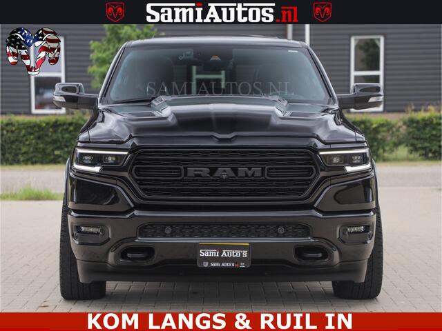 Dodge 1500 Ram LIMITED NIGHT | BOM VOL | HUD | MWK | LUCHTVERING | PANODAK | 5.7 V8 HEMI 402PK | DC | DUBBELE CABINE | 5 PERSOONS | GRIJSKENTEKEN PICK UP | DASHCAM | ALARM | OPEN UITLAAT KLEP | | De specialist in Amerikaanse pick-ups in Nederland en Europa.