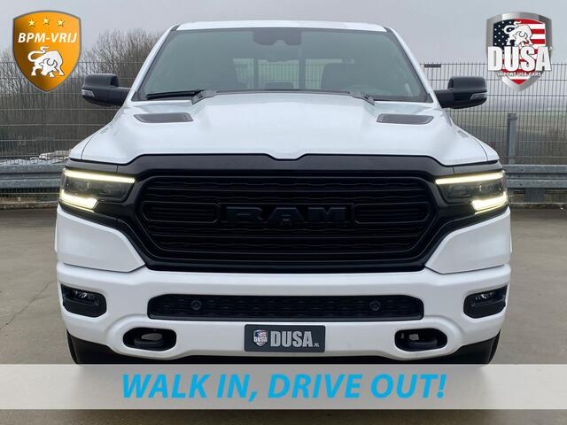 Dodge 1500 Ram | Limited | 5.7L HEMI | 4X4 Night Edition | Panoramadak | Luchtvering | BPM VRIJ Getoonde accessoires zijn verkrijgbaar tegen meerprijs