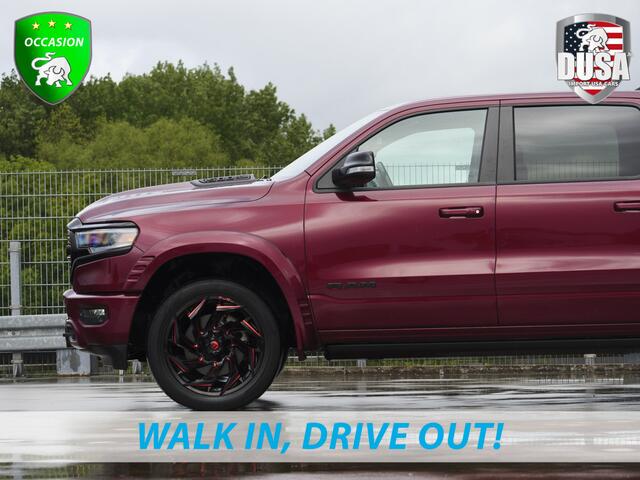 Dodge 1500 RAM | Limited | 5.7L HEMI | Crew cab 22inch Fuel offroads | Fender flares | Hardtop deksel | Night Edition