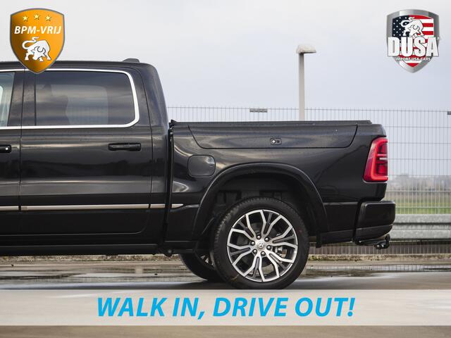 Dodge 1500 RAM | | Tungsten | 3.0L Twin-Turbo Hurricane | High Output | Crew Cab | 4X4 BPM-VRIJ | 14,4 Inch Touchscreen | Passenger-screen | klipsch Audio | Massage stoelen | Indigo Salt Interieur Prijs op aanvraag!
