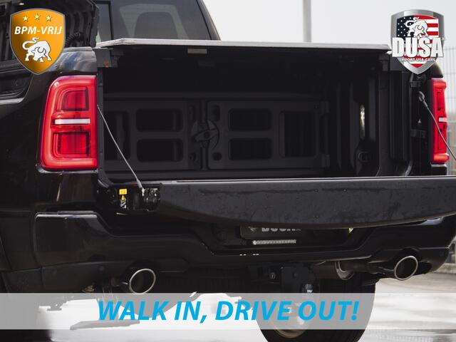Dodge 1500 RAM | | Tungsten | 3.0L Twin-Turbo Hurricane | High Output | Crew Cab | 4X4 BPM-VRIJ | 14,4 Inch Touchscreen | Passenger-screen | klipsch Audio | Massage stoelen | Indigo Salt Interieur Prijs op aanvraag!