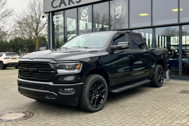 Dodge RAM PICKUP NIEUW BPM VRIJ 5.7i V8 Hemi Sport Black Ed. 12 inch Scherm / Pan