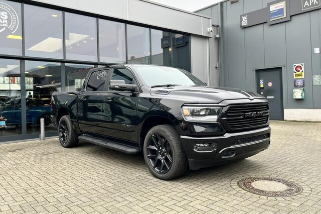 Dodge RAM PICKUP NIEUW BPM VRIJ 5.7i V8 Hemi Sport Black Ed. 12 inch Scherm / Pan