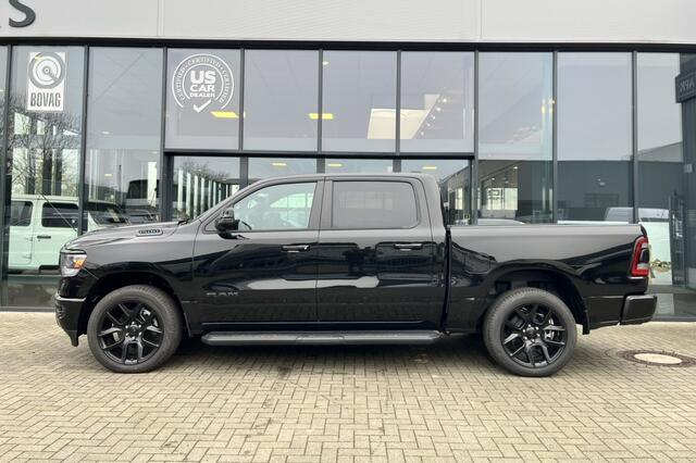 Dodge RAM PICKUP NIEUW BPM VRIJ 5.7i V8 Hemi Sport Black Ed. 12 inch Scherm / Pan