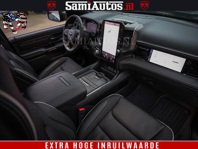 Dodge RAM PICKUP COBRA EDITION | All-In Prijs | Limited Night High Output 540HP 706Nm | Massage + Full Option | De Meest Luxe en Volle Pick-Up in zijn Klasse | Cobra pakket tegen meerprijs! | Comfortabele Dubbele Cabine met Royale 5 Zitplaatsen | BPM vrij | Nu Leverbaar u