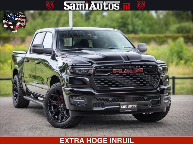 Dodge RAM PICKUP TradesMan 6 Persoons Uitvoering | LEDER RS | 420Pk 636Nm | Pick-Up | Comfortabele Dubbele Cabine met Royale 6 Zitplaatsen | BPM vrij | Nu Leverbaar uit Voorraad | Voorraad Nr 2217- 2911