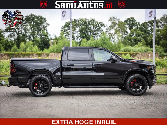 Dodge RAM PICKUP TradesMan 6 Persoons Uitvoering | LEDER RS | 420Pk 636Nm | Pick-Up | Comfortabele Dubbele Cabine met Royale 6 Zitplaatsen | BPM vrij | Nu Leverbaar uit Voorraad | Voorraad Nr 2217- 2911