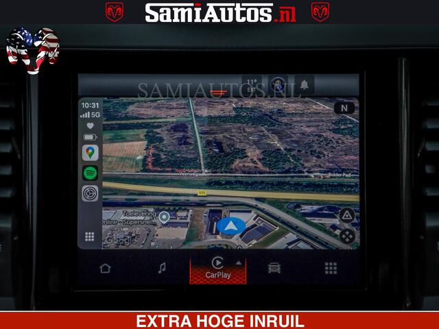 Dodge RAM PICKUP TradesMan 6 Persoons Uitvoering | LEDER RS | 420Pk 636Nm | Pick-Up | Comfortabele Dubbele Cabine met Royale 6 Zitplaatsen | BPM vrij | Nu Leverbaar uit Voorraad | Voorraad Nr 2217- 2911