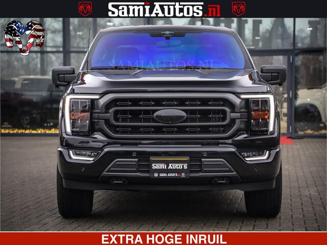 Dodge RAM PICKUP FORD F150 BLACK OPS | 5.0 V8 406PK | 360 CAMERA | UITLAAT KLEP | BEDSLIDE | CREW CAB | LEDER | CREW CAB | DUBBELE CABINE | 5 PERSOONS | DC | GRIJSKENTEKEN |